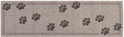 vidaXL Keukentapijt, pootjes, grijs, 150 x 45 cm, 100% polyamide