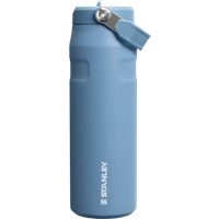 Stanley 1913 Stanley Flip Straw 2.0 Waterfles Met Rietje 0.7L - 10 Uur Koud - 2 Dagen Koud Met IJs - Roestvrijstalen Drinkfles - BPA Vrij - Lekvrij - Vaatwasserbestendig - Indigo