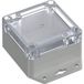 TRU COMPONENTS 6U07080805737 TC-13865220 Boîtier industriel 106,5 x 76,5 x 45 ABS-PC Gris clair, Transparent 1 pièce(s)