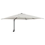 vidaXL Parasol Sable 248,5 x 247,5 x 160 cm Polyester et Acier