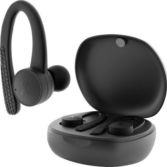 Audrax Sport - Volledig Draadloze Oordopjes - Bluetooth - Sport - Grijs