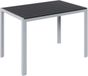 Happiq Tuintafel Valora - Rechthoekige Aluminium Eettafel Buiten - 110x70x73 cm - Zwart