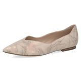 Caprice Dames Ballerina 9-22110-42 Wit Leer G-breedte Maat 40 EU
