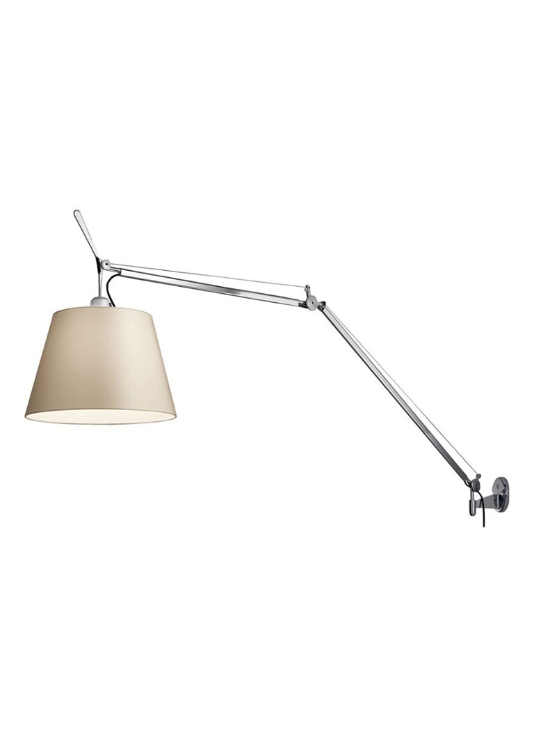 Artemide Tolomeo Mega parete wandlamp met dimmer aluminium 206 cm