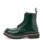 Art Unisex. 1116614WS003_0G3 Bottines en cuir 1166 Marina vert (37), Plat, Lacets, Décontracté