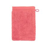 Möve Superwuschel washandje, 20 x 15 cm, van 100% katoen, koraal