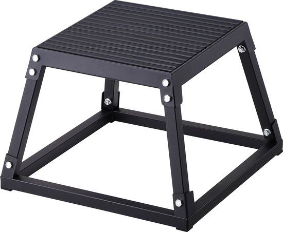 VEVOR Plyometrische Jump Box, 305 Mm Plyo Box, Plyobox Platform Zwart