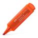 Faber Castell Textliner 1546 markeerstift met viltpunt, geborsteld, oranje
