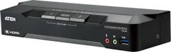 ATEN CM1942 2-poorts 4K DP Dual Display Mini Matrix Boundless KVM
