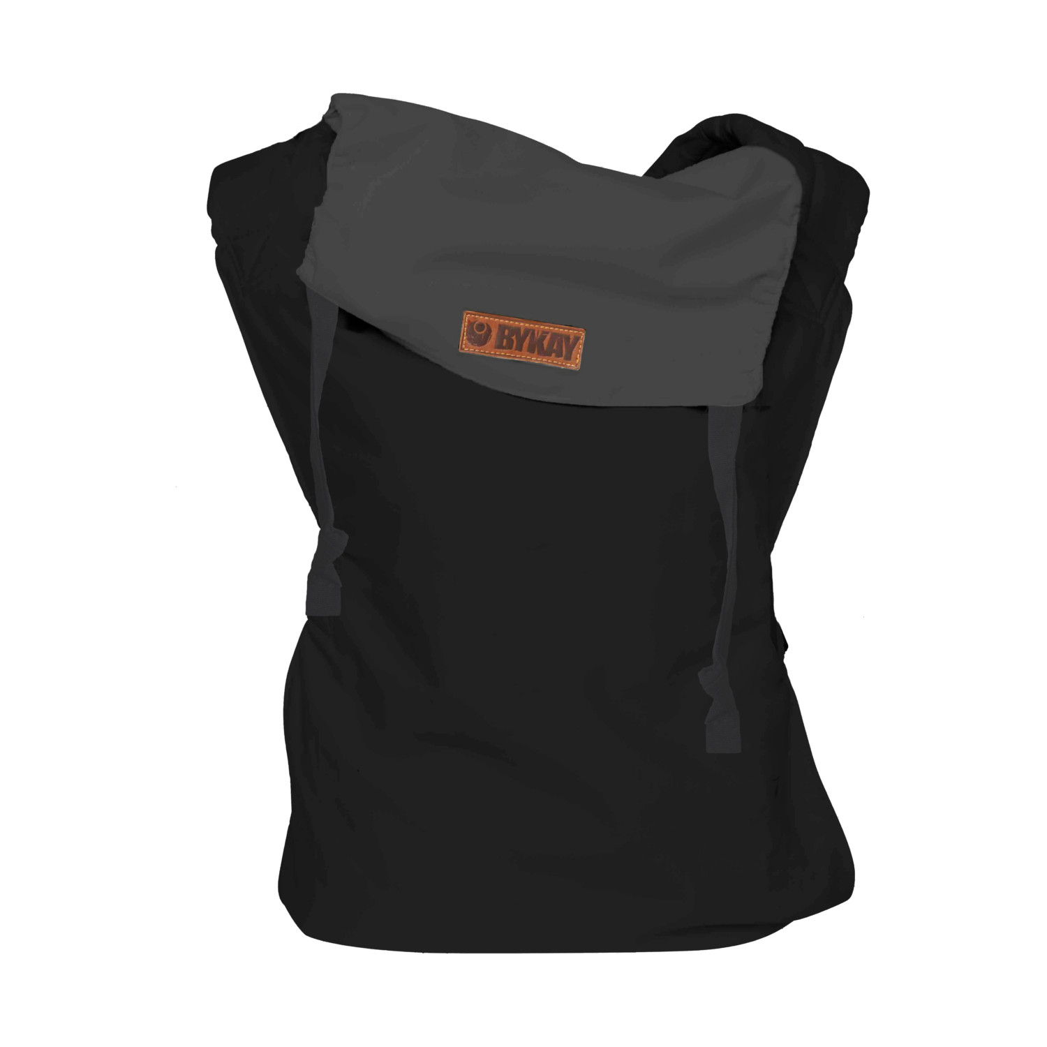ByKay - Babydrager - Click carrier reversible - Black/Steelgrey - one size grijs