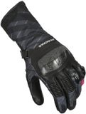 Macna Krown geperforeerde Dames Motorfiets Handschoenen - Zwart, Maat XS