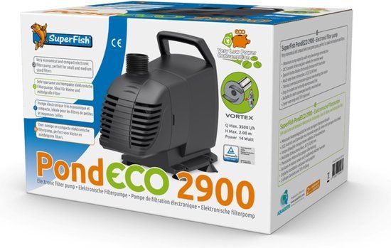 SuperFish Pond Eco 2900 - 14 W - Vijverpomp