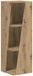 vidaXL Zijplank 33 x 32 x 100,5 cm Bewerkt hout Artisan Eiken
