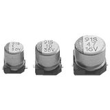 KJ Electronics Condensateur électrolytique CMS 100 µF 50 V/DC 20 % (Ø x h) 8 mm x 10,5 mm 1 pièce(s) Bande