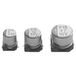 KJ Electronics Condensateur électrolytique CMS 100 µF 50 V/DC 20 % (Ø x h) 8 mm x 10,5 mm 1 pièce(s) Bande