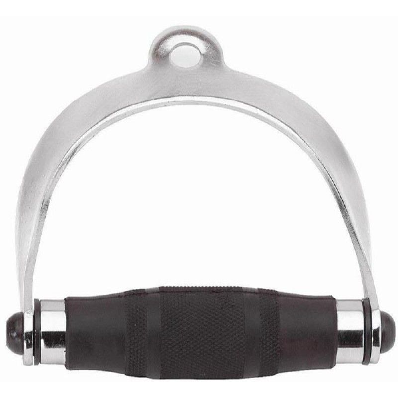 Tunturi Revolving cable handle - zwart, zilver