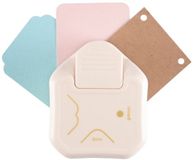 Vaessen Creative Hoekpons en 3 in 1 Label Pons - Wit