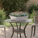 Maison Exclusive - Set de 5 bacs à plantes pour jardin, couleur argent, 50 x 50 x 15 cm, acier inoxydable
