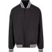 Build your Brand Light College Jacket BY259 - Black - S
