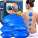 Retoo Ventouses en silicone, 4 bulles de massage, élimination de la cellulite, appareil de massage corporel portable, massage sous vide, aspiration d'air, thérapie