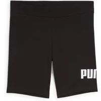 Puma ESS No.1 Logo Short Legging Dames - Maat XL - Zwart/Wit