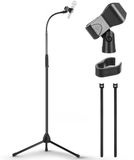 Pyle Microfoonstatief – Tripod met Verstelbare Flexibele Arm – 5/8” Microfoonclip – Inklapbaar & Verstelbare Hoogte