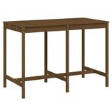VidaXL Tuintafel, honingbruin, 159,5x82,5x110 cm, massief grenenhout