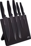 Altom Design Zwart Magnetisch Messenblok met 5 Messen