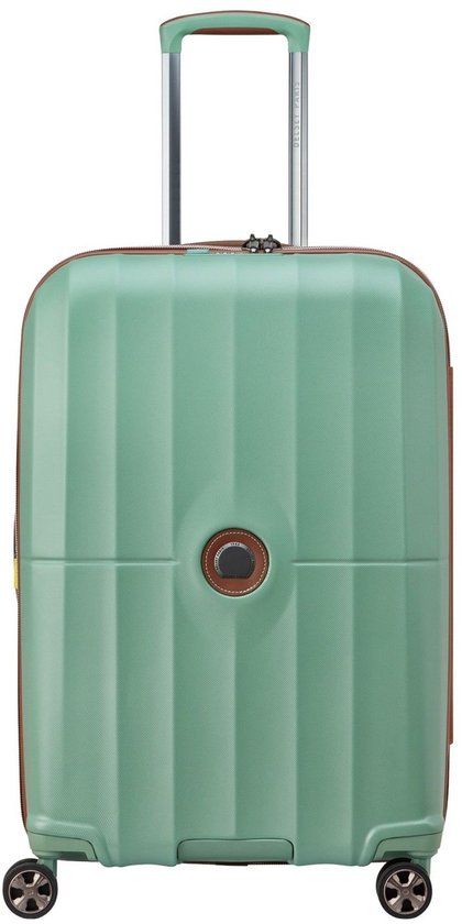 Delsey Carrousel 2 Reiskoffer 67 cm Expandable – 69L – 4 kg – Polycarbonaat – TSA Slot – Zip SECURITECH® 2 – 5 Jaar Garantie - Sage Green