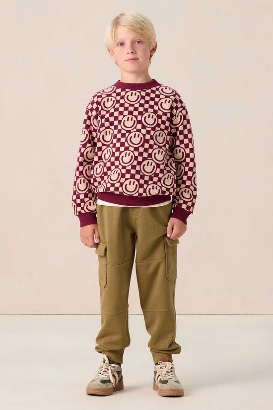 Sissy-Boy Donkergroene pull on cargo sweat pants