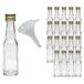 mikken 20 mini glazen flessen 20 ml met schroefdop incl. trechter