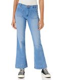 Wrangler Flare jeans voor dames, Bruin, Taille 32 / lengte 34