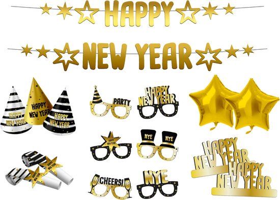 Folat Feestpakket Happy New Year BlackGold HNY