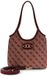 GUESS Samantha Mini Tote Merlot Logo Handtas Schoudertas Wijnrood