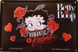 I&S Betty Boop Romantic Rebel Metalen Wandbord 20 x 30 cm