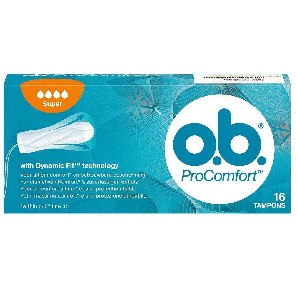 o.b. ProComfort Super Tampons - 16 Pieces