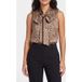 GUESS Alanis Bow Sl Blouse Charming Leopard Taille : 44