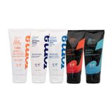 VALQUER Sportverzorgingspakket | Verkoelende gel, verwarmende crème, handserum, voetcrème en gezichtszonnebrandcrème SPF 50+ | Ideaal voor fysieke activiteit | 5 stuks