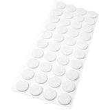 Adsamm® 40 x White Self-Adhesive Felt Glides ø 18 mm Round 3.5 mm Thick Furniture and Floor Protection