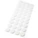 Adsamm® 40 x White Self-Adhesive Felt Glides ø 18 mm Round 3.5 mm Thick Furniture and Floor Protection