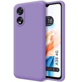 Tumundosmartphone Hoesjes van vloeibare siliconen zeer zacht voor Oppo A38 4G paars