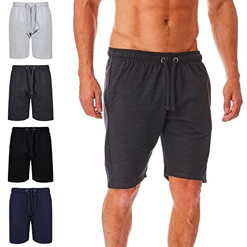 Iron Mountain Men's Recycled Yarn Eco Friendly Anti-Pill Flexible Comfortable Fleece Short, Charcoal Marl, X-Large
