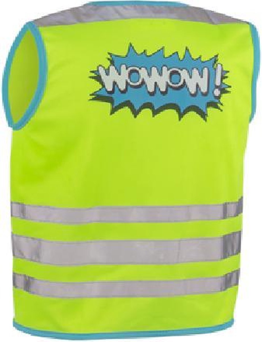 Wowow Kids Jacket Groen M - fluohesje voor kind - EN 1150