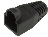 ACT RJ45 zwarte tule voor 6,5 mm kabel