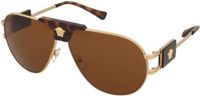 Versace VE2252 147073 Zonnebril - Zwart/Bruin