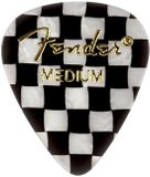 Fender 351 Checker Medium 12er Set Premium Celluloid Plectrum Set