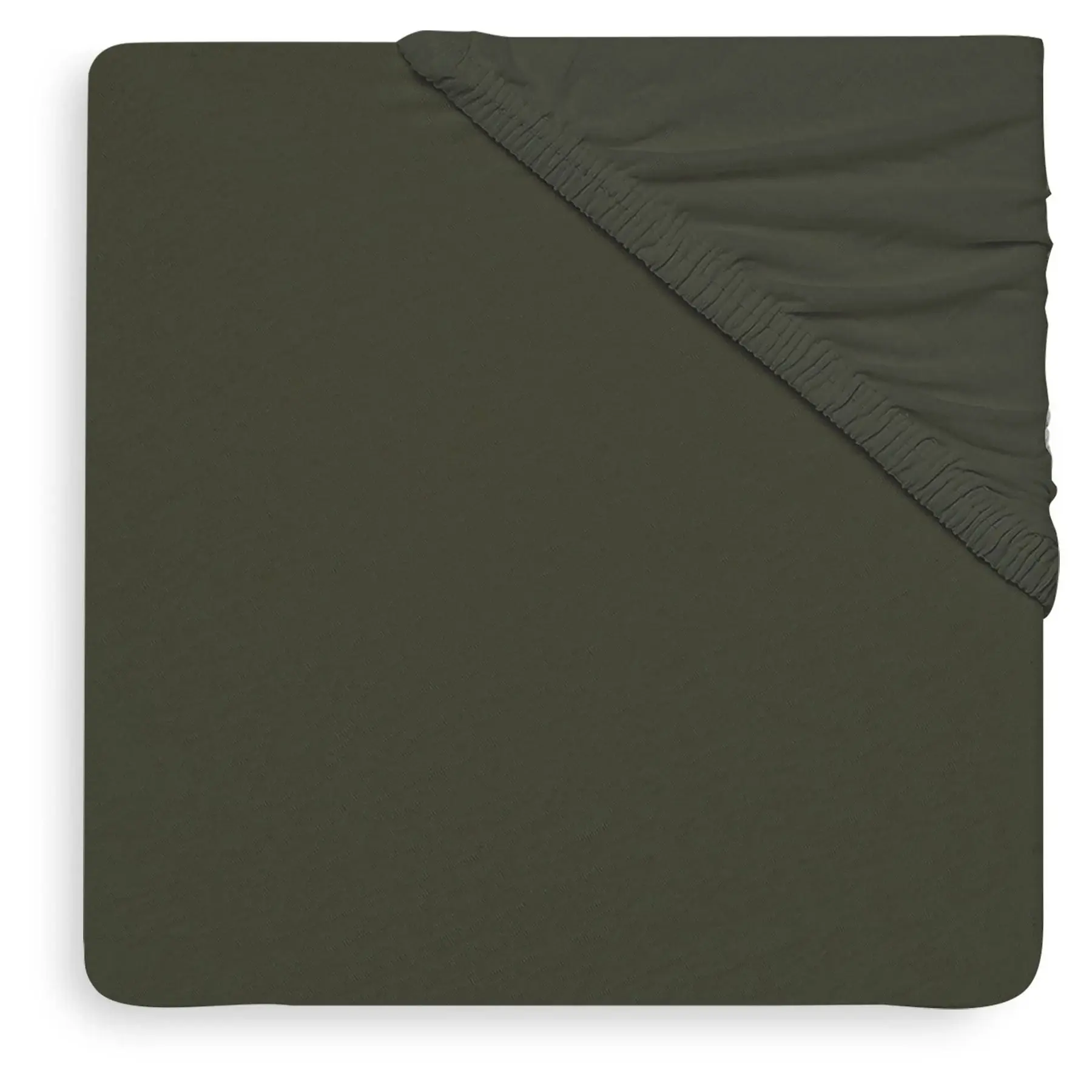 Jollein Hoeslaken Jersey 60 x 120 cm Ash Green/Leaf Green (2-pack)
