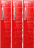 Maybelline New York SuperStay Vinyl Ink Lipstick 25 Red-Hot Rood 4,2 ml 3 Stuks