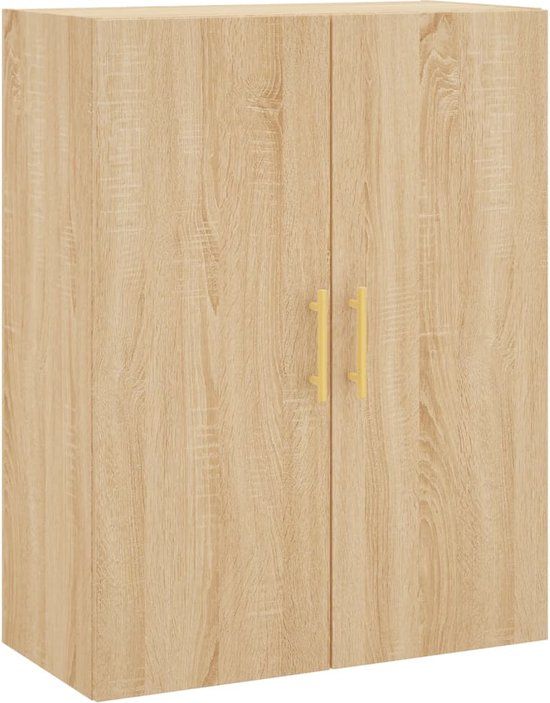 vidaXL Wandkast Sonoma Eikenkleurig 69,5x34x90 cm