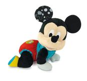 Clementoni Disney Baby Mickey Kat met mij - Pluche dier Disney Italiaans spreekend, liedjes en kinderrijmen, kinderspel 6 maanden om te kruipen, eerste stappen, muziekactiviteitencentrum, 17991